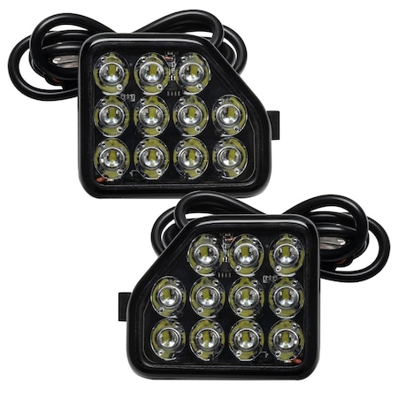 Oracle Lighting Bumper Mount Set Of 2 Clear Bulb Black Housing 11 Watt 1000 Lumens 5874-504